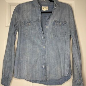 Denim button up shirt